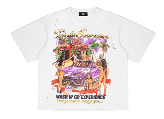 Triple Sevens - Wash & Go Tee Cream